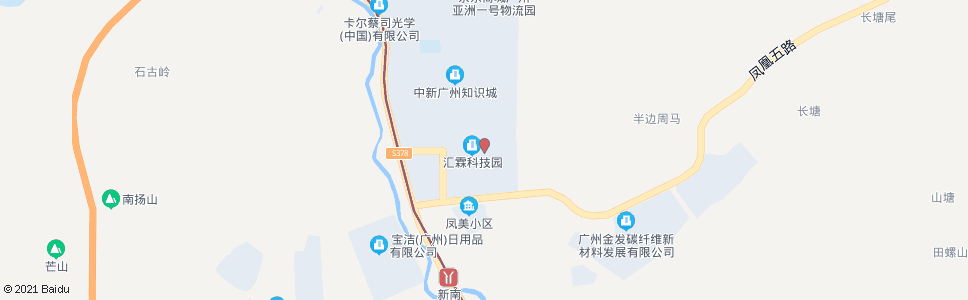 广州凤凰四路东_公交站地图_广州公交_妙搜公交查询2024