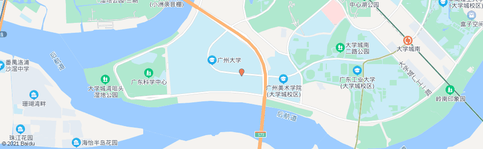 广州广大公寓(大学城)_公交站地图_广州公交_妙搜公交查询2024