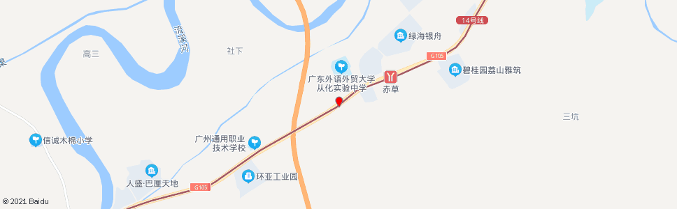 广州邓村路口_公交站地图_广州公交_妙搜公交查询2024