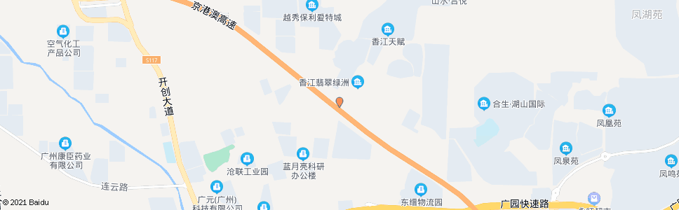 广州埔南路(翡翠绿洲)_公交站地图_广州公交_妙搜公交查询2024