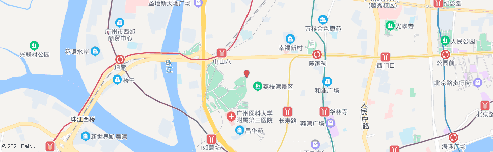 广州泮塘(泮塘路)_公交站地图_广州公交_妙搜公交查询2025