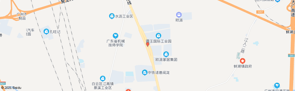 广州塘贝村_公交站地图_广州公交_妙搜公交查询2024