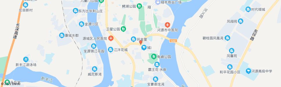 河源城南市场_公交站地图_河源公交_妙搜公交查询2024