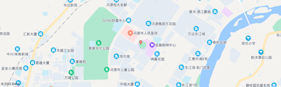 河源桃花水母大剧院_公交站地图_河源公交_妙搜公交查询2024