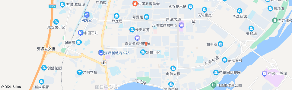 河源市党校_公交站地图_河源公交_妙搜公交查询2024