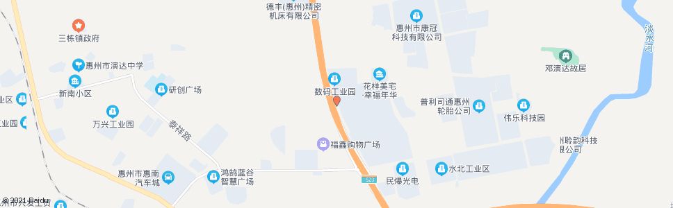 惠州民盛路_公交站地图_惠州公交_妙搜公交查询2024