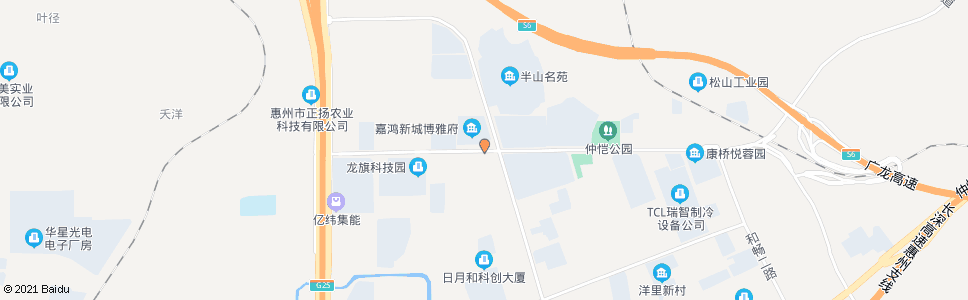 惠州上欧新村_公交站地图_惠州公交_妙搜公交查询2025