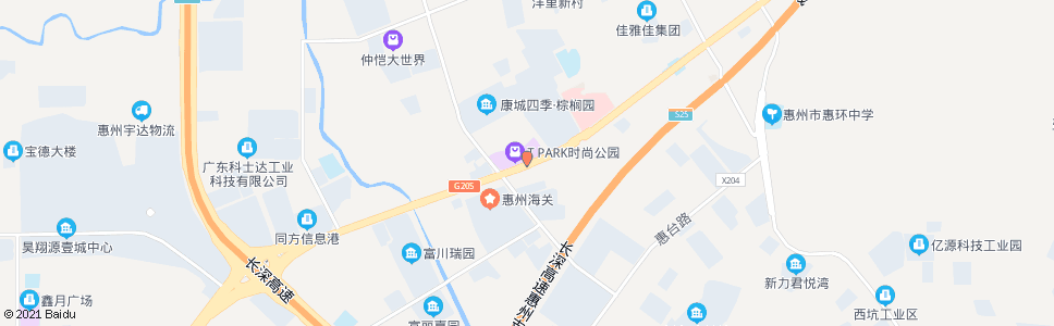 惠州海关路口_公交站地图_惠州公交_妙搜公交查询2024