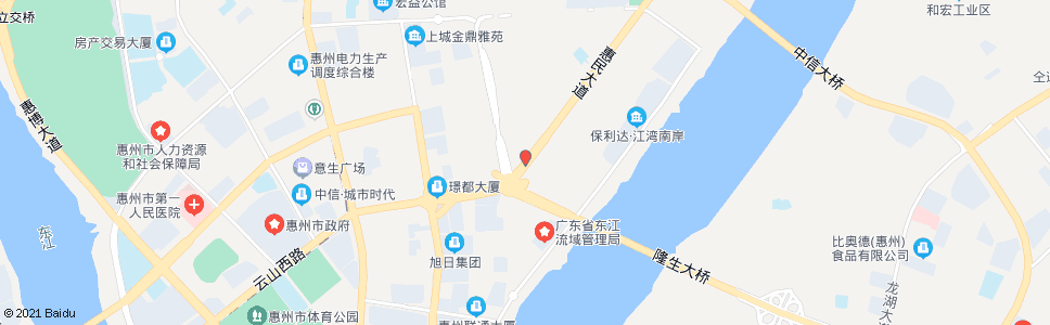 惠州惠民大道路口_公交站地图_惠州公交_妙搜公交查询2024