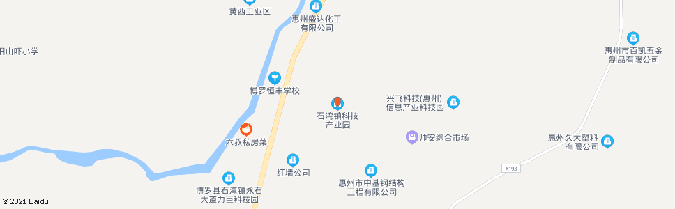 惠州石湾科技园_公交站地图_惠州公交_妙搜公交查询2025