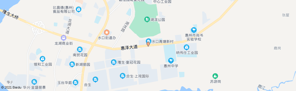 惠州青塘新村_公交站地图_惠州公交_妙搜公交查询2024