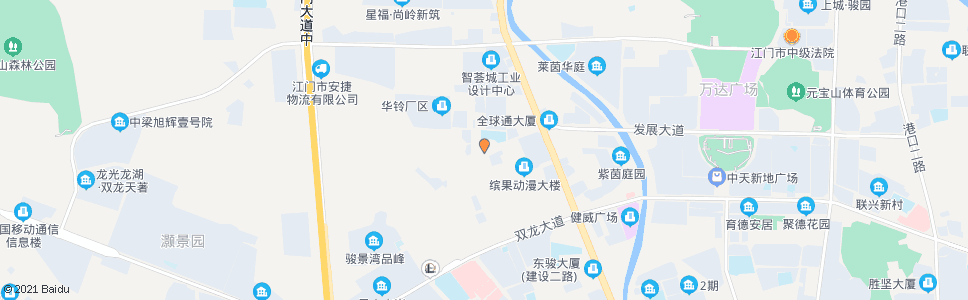 江门建达路_公交站地图_江门公交_妙搜公交查询2024