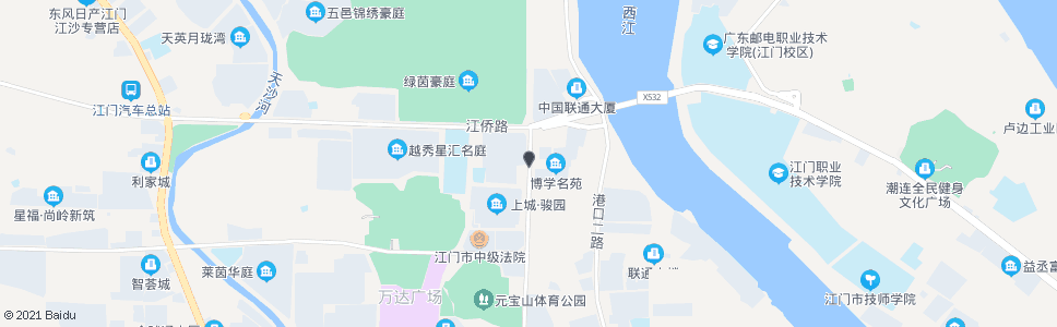 江门丰乐花圃_公交站地图_江门公交_妙搜公交查询2024