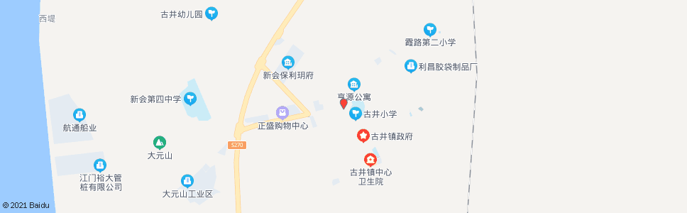 江门古井圩_公交站地图_江门公交_妙搜公交查询2024