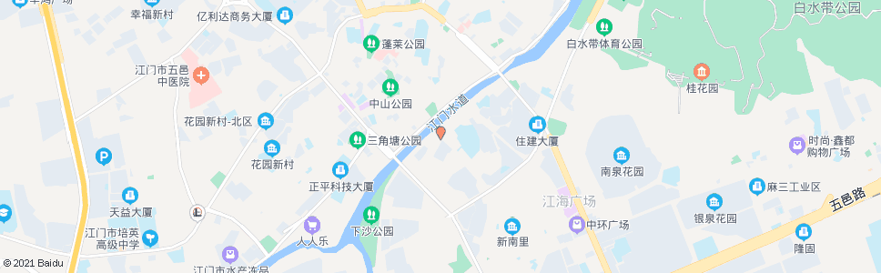 江门中沙市场_公交站地图_江门公交_妙搜公交查询2024