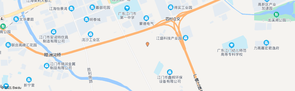 江门明星村_公交站地图_江门公交_妙搜公交查询2024