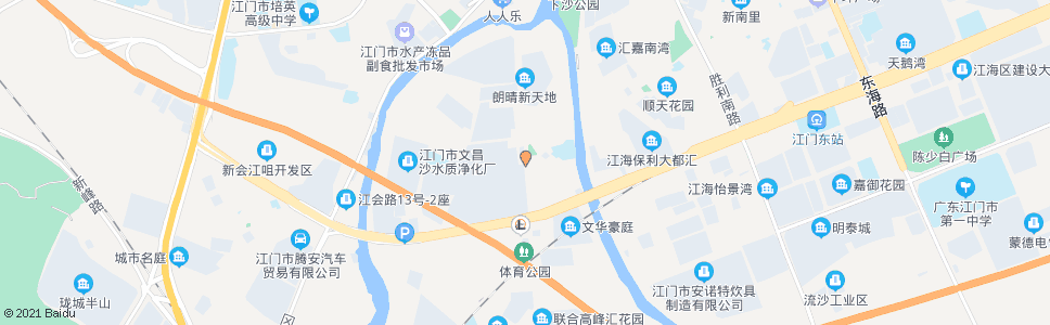 江门文昌花园_公交站地图_江门公交_妙搜公交查询2024