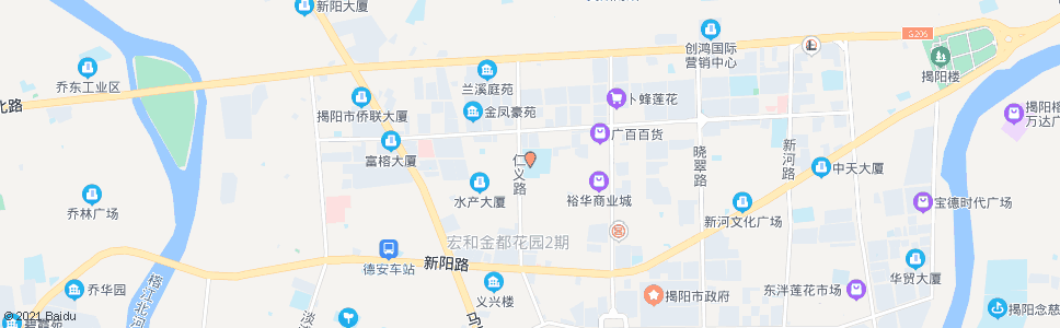 揭阳市实验中学_公交站地图_揭阳公交_妙搜公交查询2024