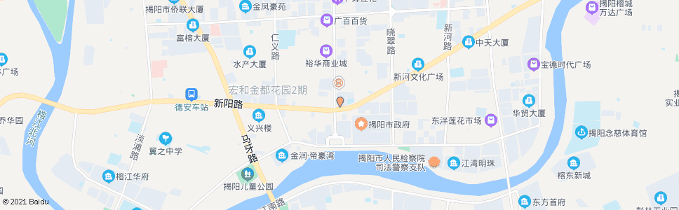 揭阳市发展银行_公交站地图_揭阳公交_妙搜公交查询2024