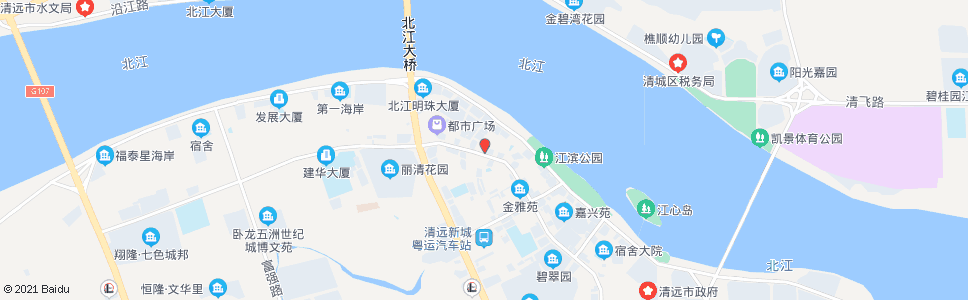 清远市建行_公交站地图_清远公交_妙搜公交查询2024