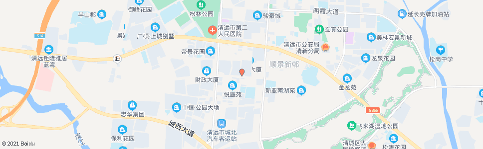 清远清新公路局_公交站地图_清远公交_妙搜公交查询2025