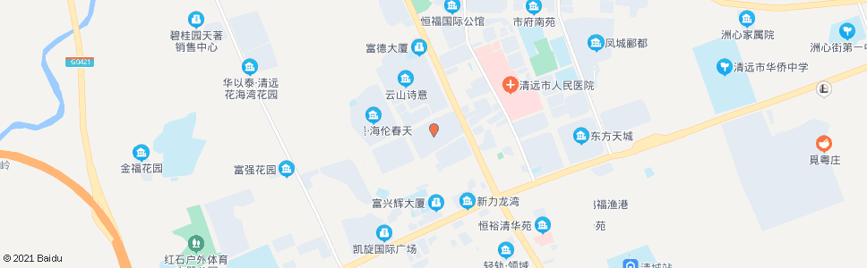 清远凤城花园_公交站地图_清远公交_妙搜公交查询2024