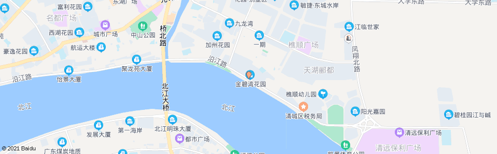 清远金碧湾商场_公交站地图_清远公交_妙搜公交查询2024