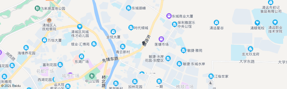 清远东城市场_公交站地图_清远公交_妙搜公交查询2024