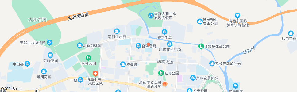 清远市职业技术学校_公交站地图_清远公交_妙搜公交查询2024