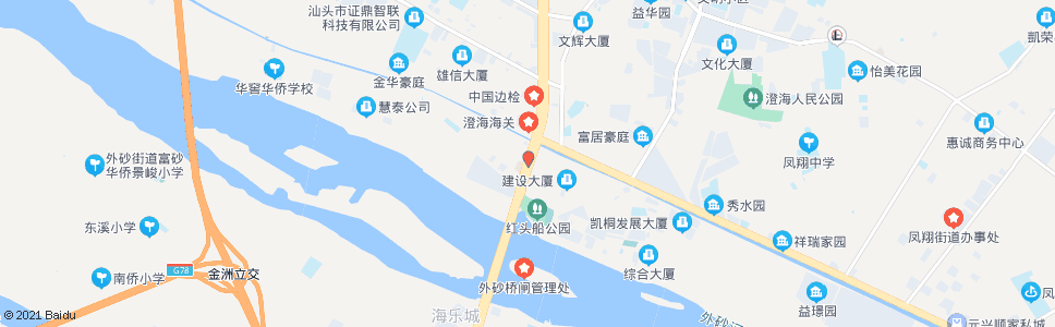 汕头莱美路口(海关)_公交站地图_汕头公交_妙搜公交查询2024