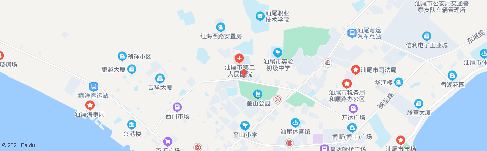 汕尾市公安局_公交站地图_汕尾公交_妙搜公交查询2024