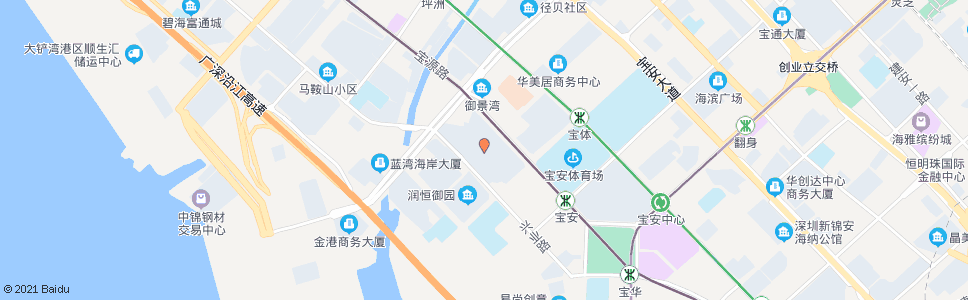 深圳深业新岸线_公交站地图_深圳公交_妙搜公交查询2024