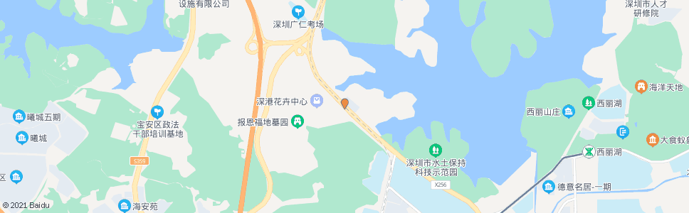 深圳报恩福地_公交站地图_深圳公交_妙搜公交查询2024