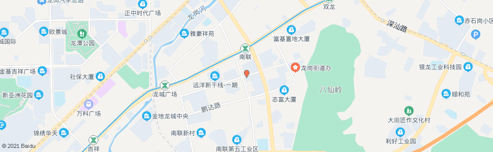 深圳吓岗市场_公交站地图_深圳公交_妙搜公交查询2024