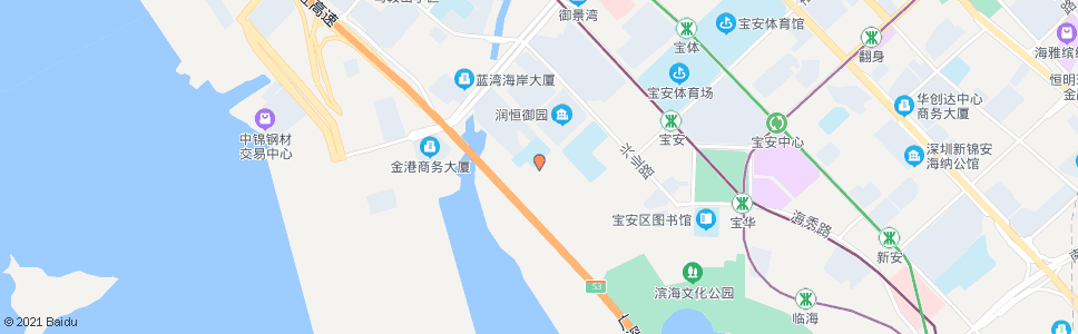 深圳海韵学校南门_公交站地图_深圳公交_妙搜公交查询2024