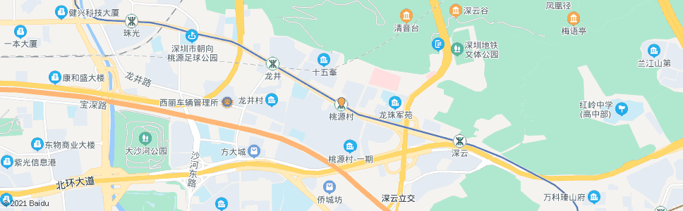 深圳桃源村站_公交站地图_深圳公交_妙搜公交查询2024