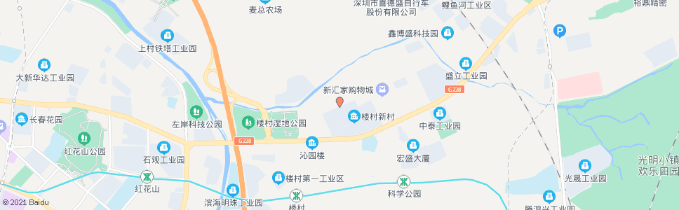 深圳楼村新村_公交站地图_深圳公交_妙搜公交查询2024