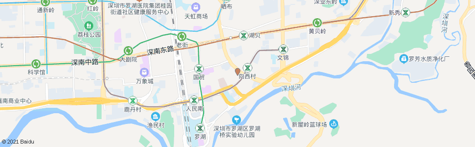 深圳丽都酒店2_公交站地图_深圳公交_妙搜公交查询2024