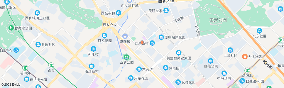 深圳西乡街道办_公交站地图_深圳公交_妙搜公交查询2024