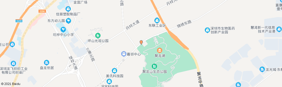 深圳聚龙山北门_公交站地图_深圳公交_妙搜公交查询2025