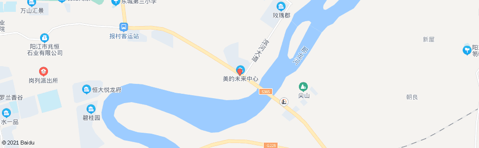 阳江尖山_公交站地图_阳江公交_妙搜公交查询2024