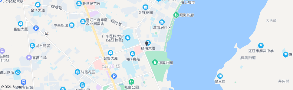 湛江海昌北横路_公交站地图_湛江公交_妙搜公交查询2024