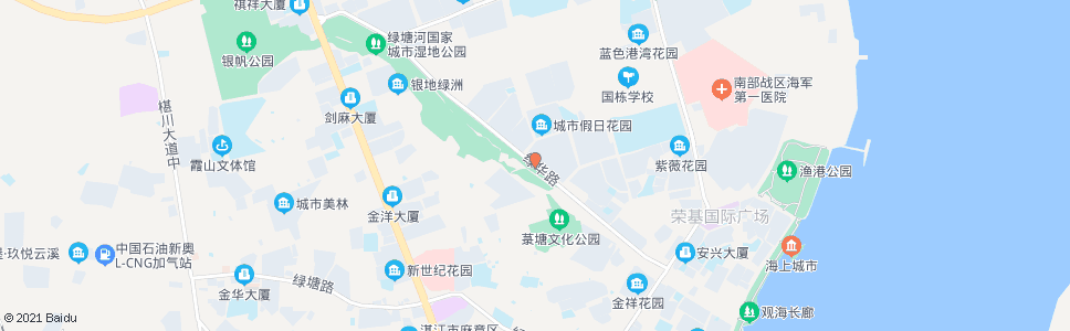 湛江城市假日_公交站地图_湛江公交_妙搜公交查询2024