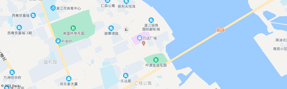 湛江霞海村_公交站地图_湛江公交_妙搜公交查询2024