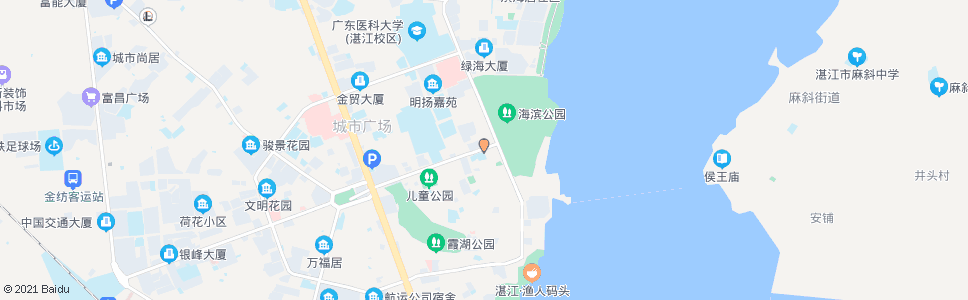 湛江时代广场_公交站地图_湛江公交_妙搜公交查询2024