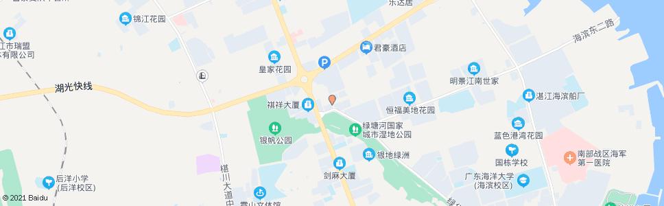 湛江开发区管委会_公交站地图_湛江公交_妙搜公交查询2024