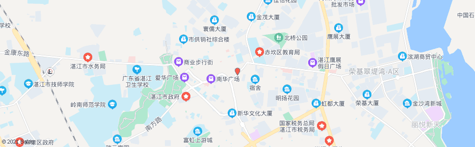 湛江创业路_公交站地图_湛江公交_妙搜公交查询2024
