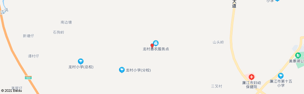 湛江迥龙村路口_公交站地图_湛江公交_妙搜公交查询2024