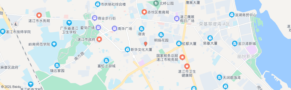 湛江海棠路南_公交站地图_湛江公交_妙搜公交查询2024