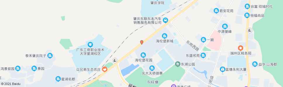 肇庆向阳村_公交站地图_肇庆公交_妙搜公交查询2024